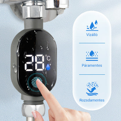 🚿 Zuhanyhőmérő🌡️ – Pontos és biztonságos víz hőmérő mutatás!
