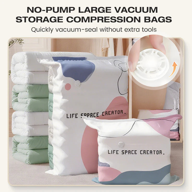 🧳 Légpumpa nélküli vákuumcsomagoló tasakok – Vákuumcsomagolás 🛏️