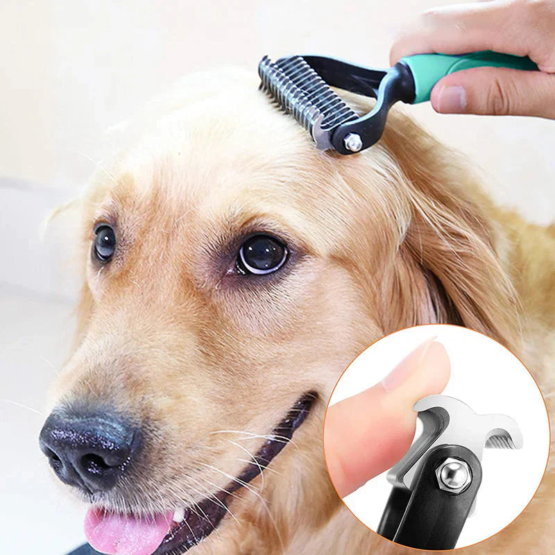 Téged is zavar a háziállat folyamatos szőrhullása otthon? 😩🐾 Kétoldalas fésű háziállatok szőrének eltávolításához – professzionális szőrtisztítás otthon!