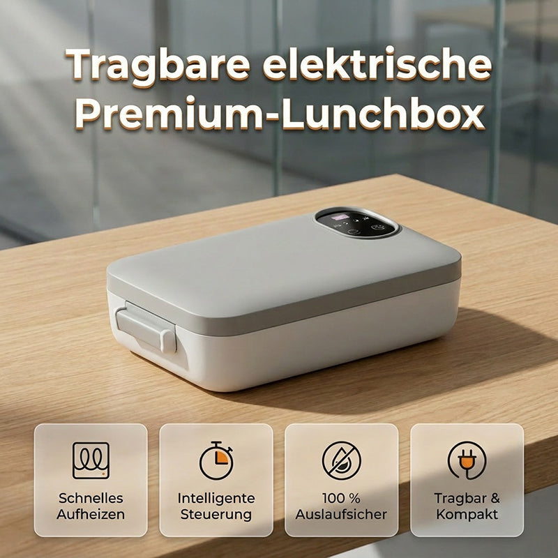 🔥50% Kedvezmény🏷️🔥 Hordozható, önmelegítő elektromos ételhordó – 🔋 7200 mAh akkumulátorral, 🍱 900 ml űrtartalommal – meleg étel bárhol, bármikor