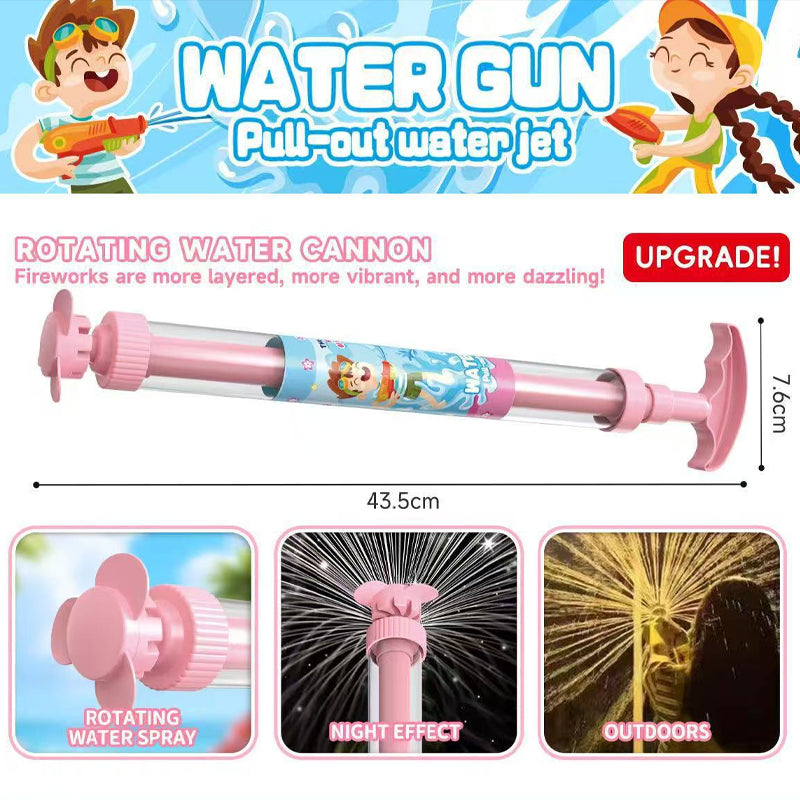 🔫 🌈Világos szivárványos LED-es vízipisztoly 💦✨