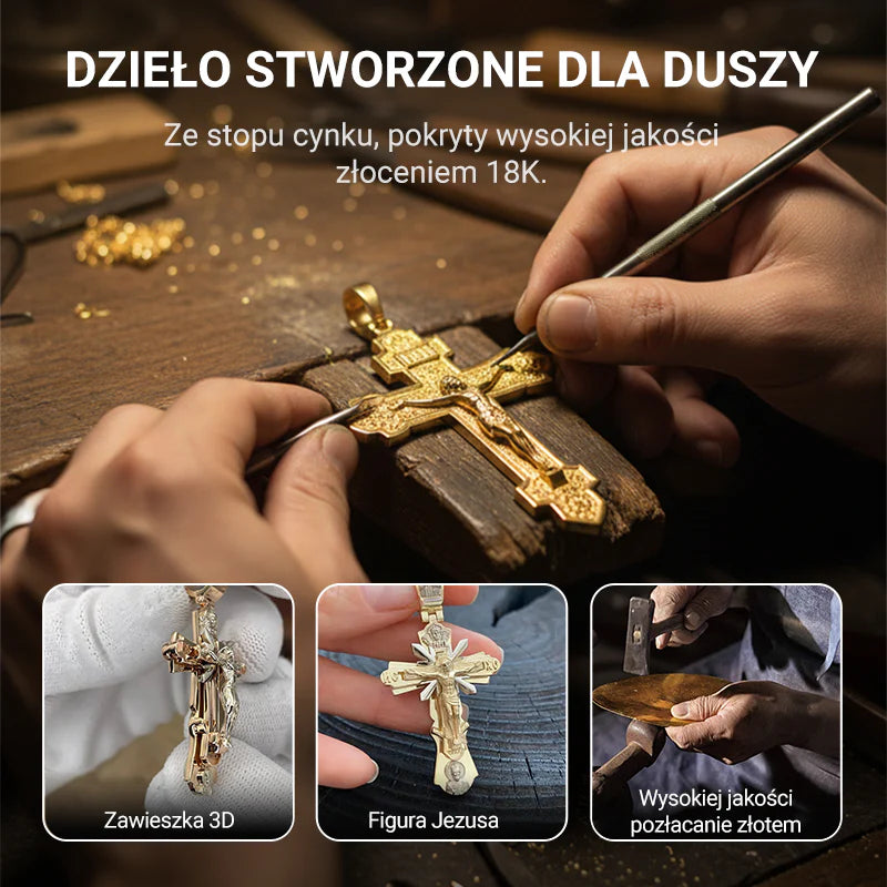 【🎁Božična ponudba🎄】Ogrlica z obeskom, ki prikazuje Jezusa