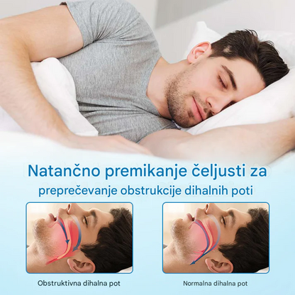 😴Nastavljiv ustnik proti smrčanju, univerzalna velikost