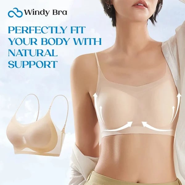 【M-4XL】WindyBra - Ultra tanki, bešavni, hladni svileni, udobni, ljetni grudnjak za veće veličine
