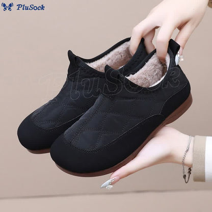 【🔥Ogrejte si noge】Slip-on, bombažni, mehki snežni škornji