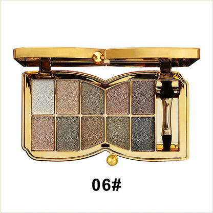 ?LAST DAY 49% OFF✨10 Colors Sparkle Shimmer Eyeshadow Palette