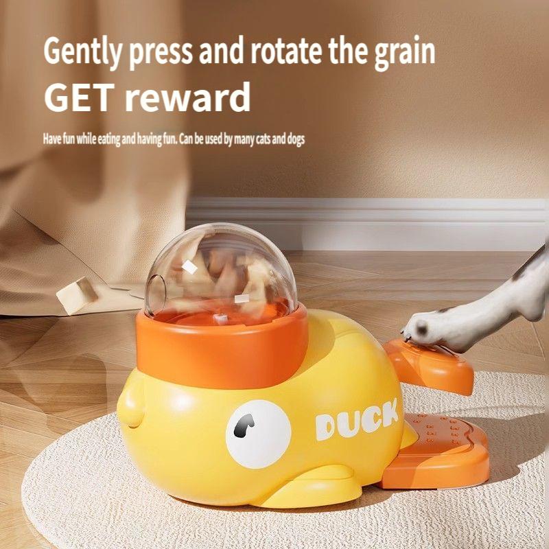 Interactive play meets tasty rewards! Simply press and twist to release treats—keep your pet entertained, engaged, and happily occupied for hours.