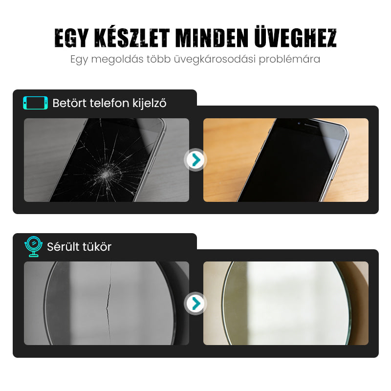 🔥1+1 ingyen 🔥karcolásjavító ragasztó üveghez