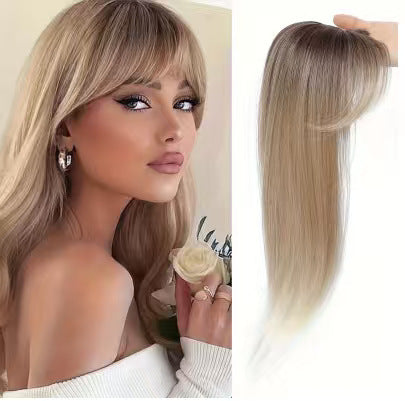 Top Layered Bangs Hairpiece dla kobiet z przerzedzonymi włosami