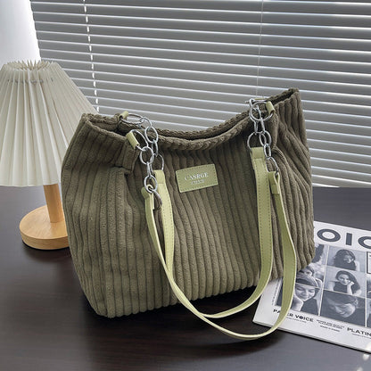 【✨Preprosto in elegantno! 】Julia™ | Torba iz bombažnega žameta 👝