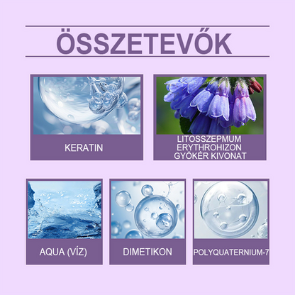 【🔥Globoko hranilna】Maska za lase——Odstranjuje rumene tone, obnavlja sijaj in ščiti barvo