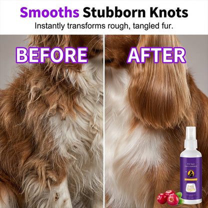 💰Többet vásárol, többet spórol!🐾 Levendulás szőrcsomó oldó spray – Stresszmentes állatápolás！