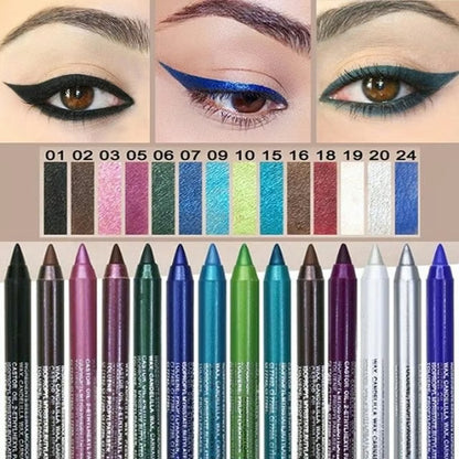 【✨20 čudovitih barv】Vodoodporno črtalo za oči, modna kozmetika za ličenje oči