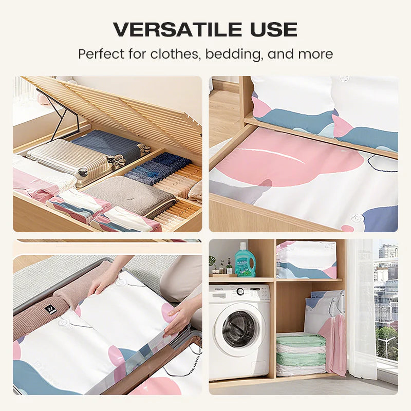 🧳 Légpumpa nélküli vákuumcsomagoló tasakok – Vákuumcsomagolás 🛏️