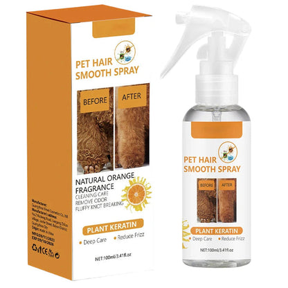 Háziállat szőrzet kibogozó és dezodorizáló spray