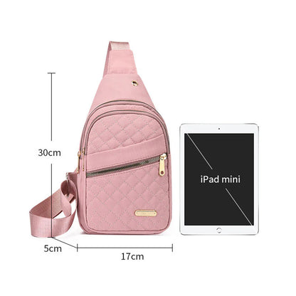 【🔥Preprosta in elegantna!】👝Torba za čez ramo - velika prostornina, vodoodporna, možnost povezave s podatkovnim kablom
