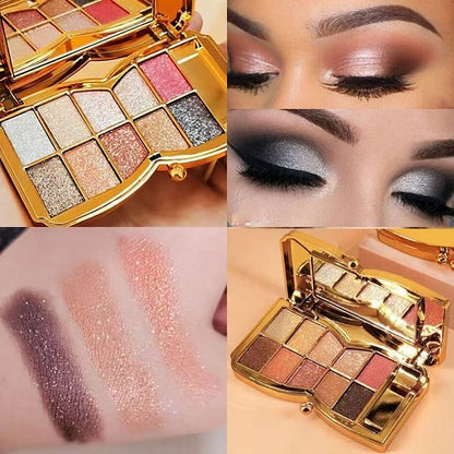 ?LAST DAY 49% OFF✨10 Colors Sparkle Shimmer Eyeshadow Palette