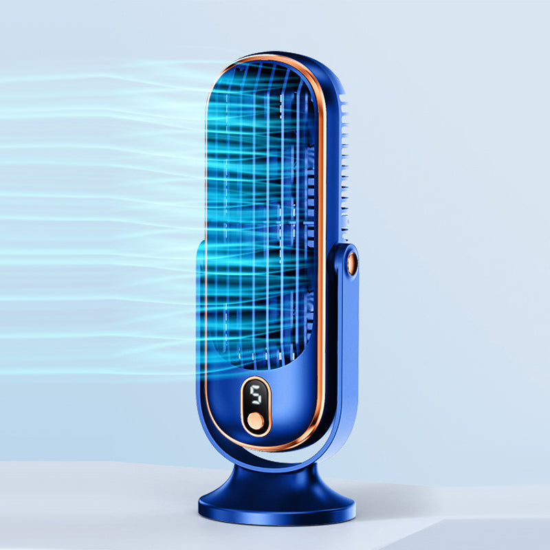 ❄️5 fokozatú hordozható asztali légkondicionáló ventilátor, otthoni és irodai használatra ✨