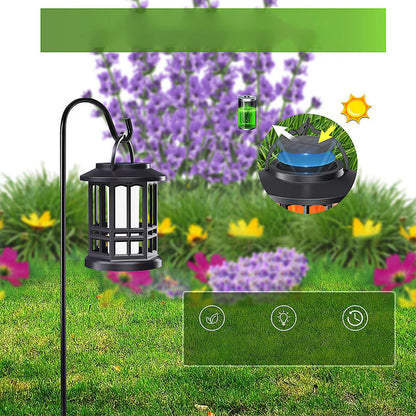 🏮Nadograđena solarna lampa s efektom treperavog plamena✨ - vodootporna i savršena za vanjsku upotrebu