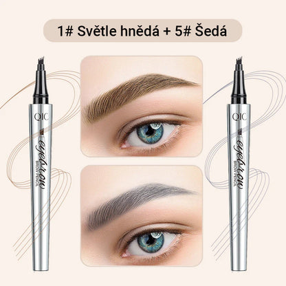 Višenamjenska olovka za obrve s 4 nastavka (2 komada,🎁1 gratis)