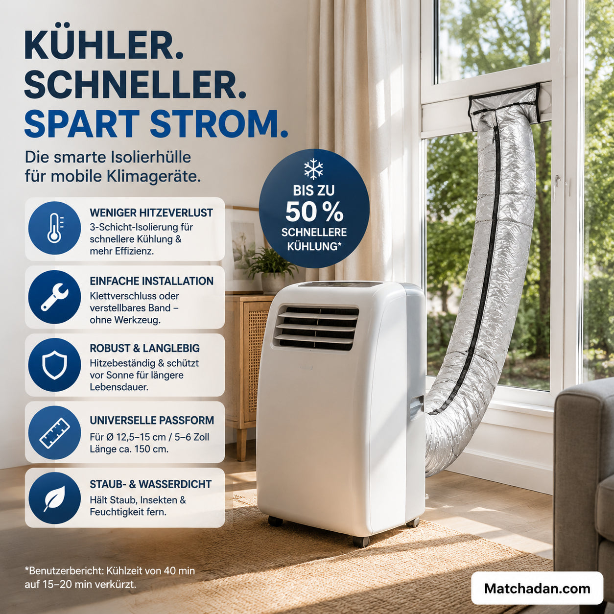 🔥50% Kedvezmény🏷️❄️ Hőszigetelő burkolat légkondicionáló csövekhez, 🛡️ védi a rézcsöveket a károsodástól, 💰 energiatakarékos megoldás
