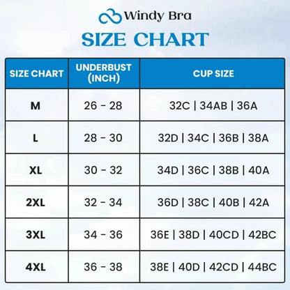 【M-4XL】WindyBra - Ultra tanki, bešavni, hladni svileni, udobni, ljetni grudnjak za veće veličine
