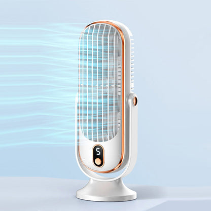 ❄️5 fokozatú hordozható asztali légkondicionáló ventilátor, otthoni és irodai használatra ✨