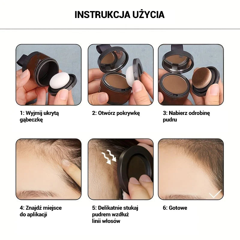 Puder za kosu【🔥Transplantacija kose za 5 sekundi】 (za sve boje kose)