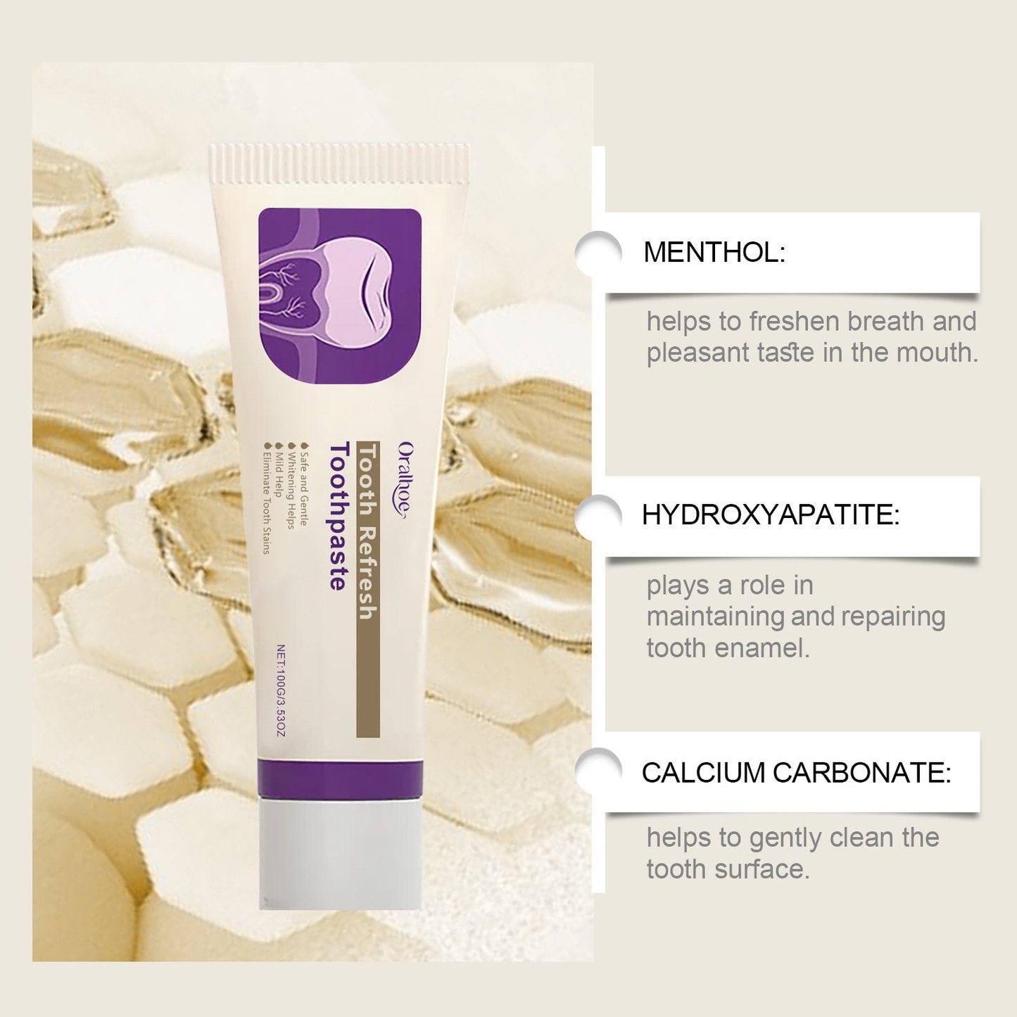 😁🦷Pasta do zębów Kreain Nature do pielęgnacji jamy ustnej