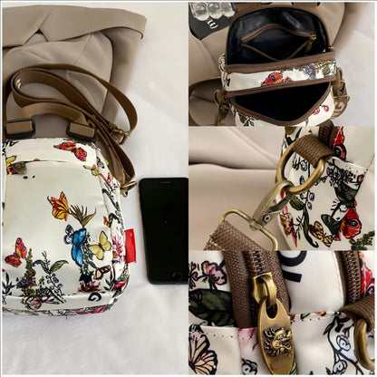 【✅Elegantna in kompaktna】🔥Ženska večplastna torba za čez ramo s potiskom
