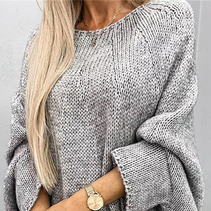 【🔥Topel in udoben】✨Eleganten ženski pleteni pulover