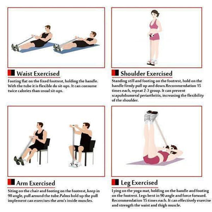 Wielofunkcyjna taśma fitness -  Skutecznie spala tłuszcz z brzucha
