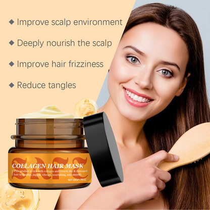?Last Day 50% OFF?Collagen Hair Mask for Dry & Damaged Hair