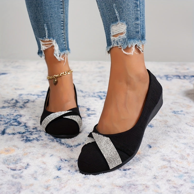 👡Lahki modni čevlji za ženske z okrasnimi kamni